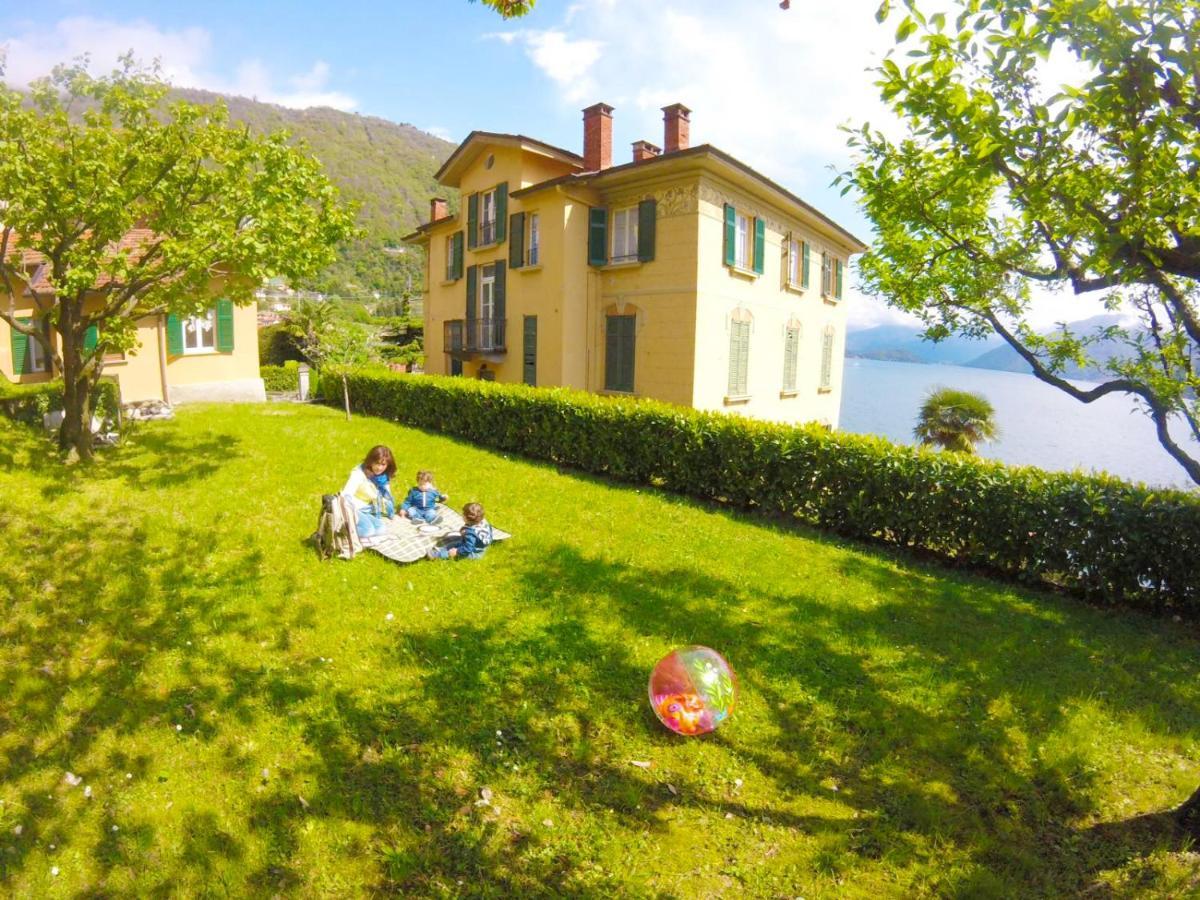 The Comfort - Big Apartment In Villa With Garden And Terrace Argegno Bagian luar foto