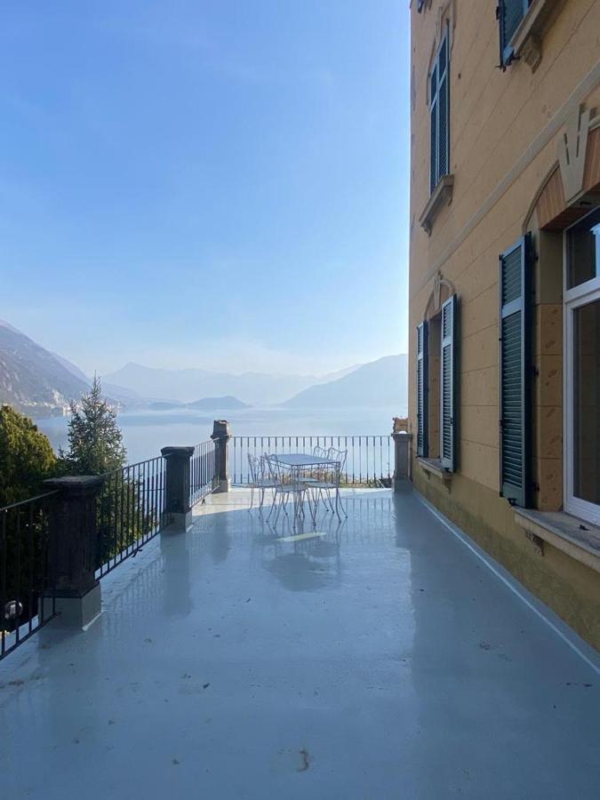 The Comfort - Big Apartment In Villa With Garden And Terrace Argegno Bagian luar foto