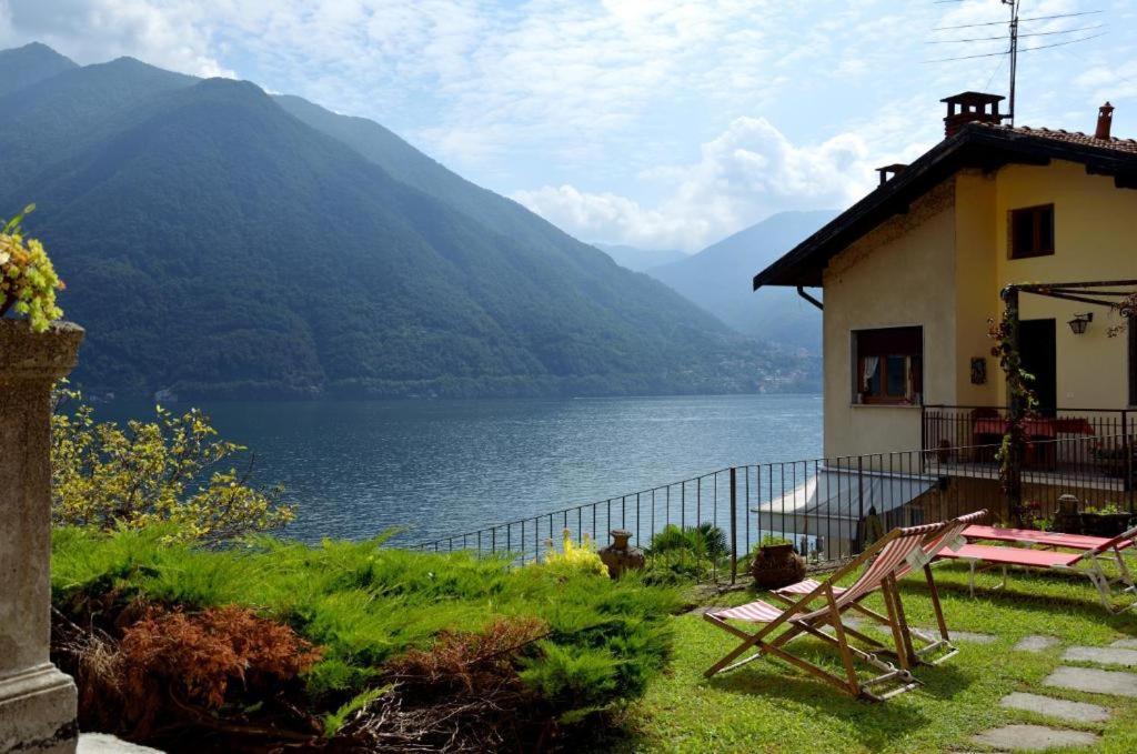 The Comfort - Big Apartment In Villa With Garden And Terrace Argegno Bagian luar foto